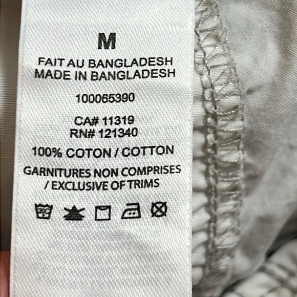 Women's Garage Size Medium Beige Bungee Pants - Picture 3 of 8